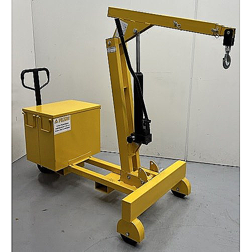 Grua contrapesada larga plegable - 0