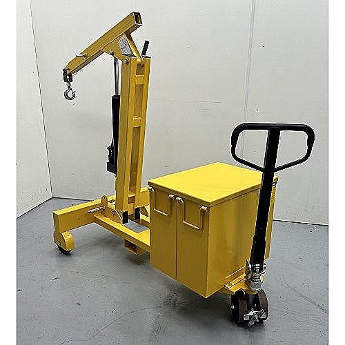 Grua contrapesada larga plegable - 0