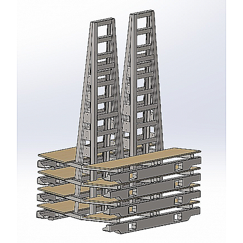 Carro para tableros, tablas y paneles GPC-3 - 0