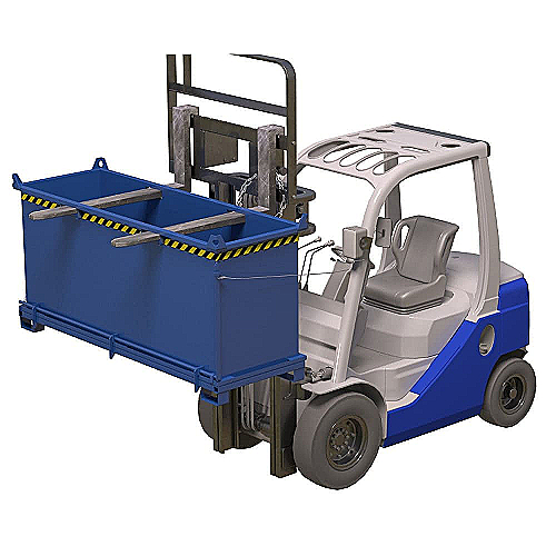 Contenedor con fondo abatible ECO 1000 kg - 500 L - 40