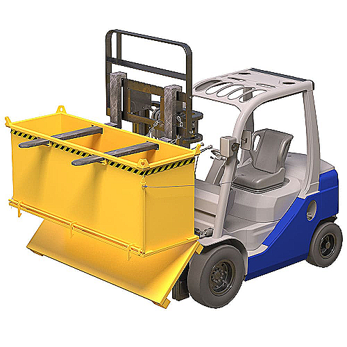 Contenedor con fondo abatible ECO 1000 kg - 500 L - 42