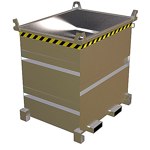 Contenedor apilable VTR-500 para rotador de carretilla elevadora - 39