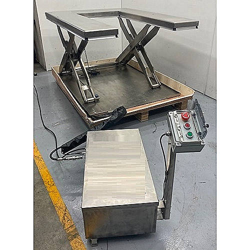 Mesa en U 1.500 kg en acero inoxidable AISI 304 - 0