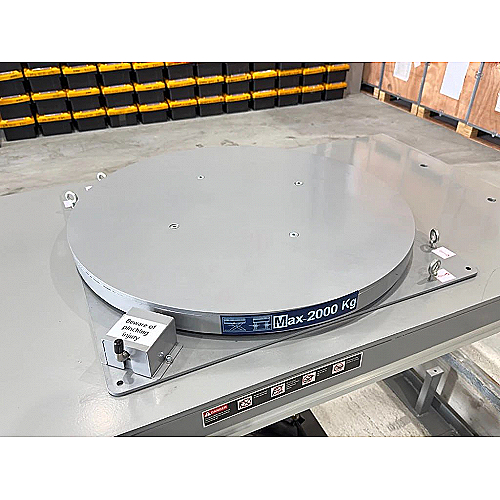 Plato giratorio 2000 kg, diámetro 1000 mm - 0
