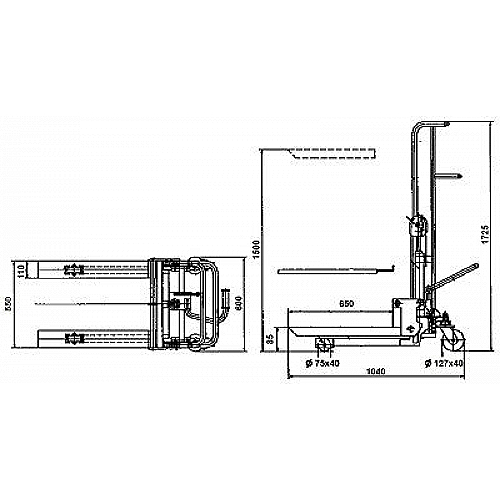 Apilador manual 400-kgs - 0