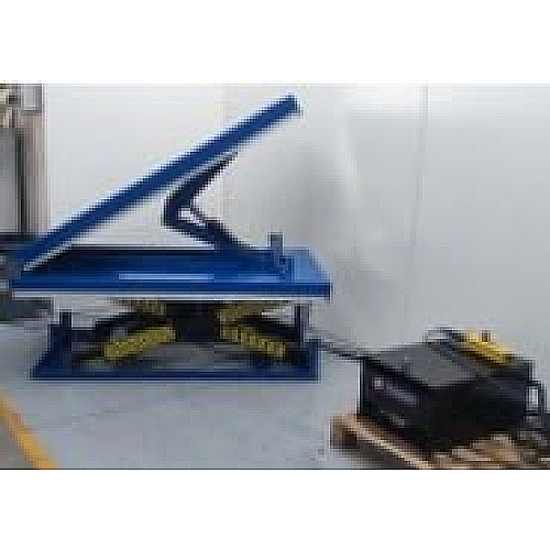 Mesa elevadora eléctrica base inclinable a 30º - 0