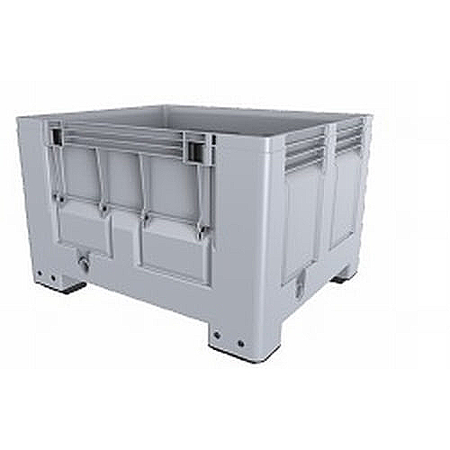 Contenedor plástico liso 1.200 X 1.000 X 760 mm. con puerta abatible