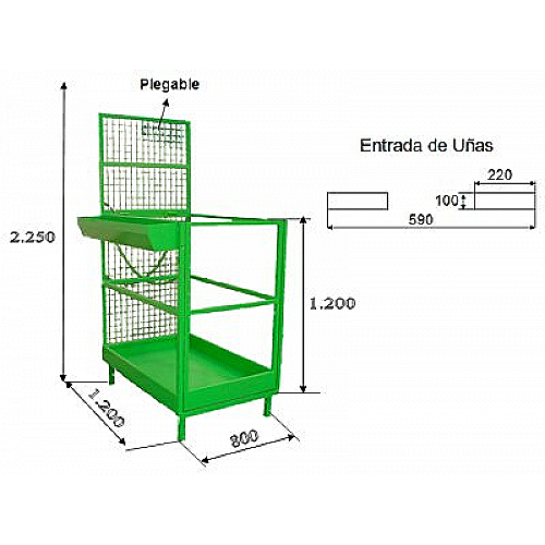Jaula subepersonas para APILADOR - 0